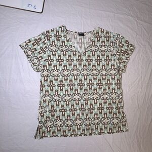 MG‎ Medgear Womens short sleeve scrub shirt, size Medium